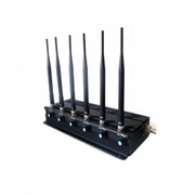Signal Jammer 6 Bands 16W GSM 2G 3G 4G 2.4Ghz Wi-Fi up to 50m